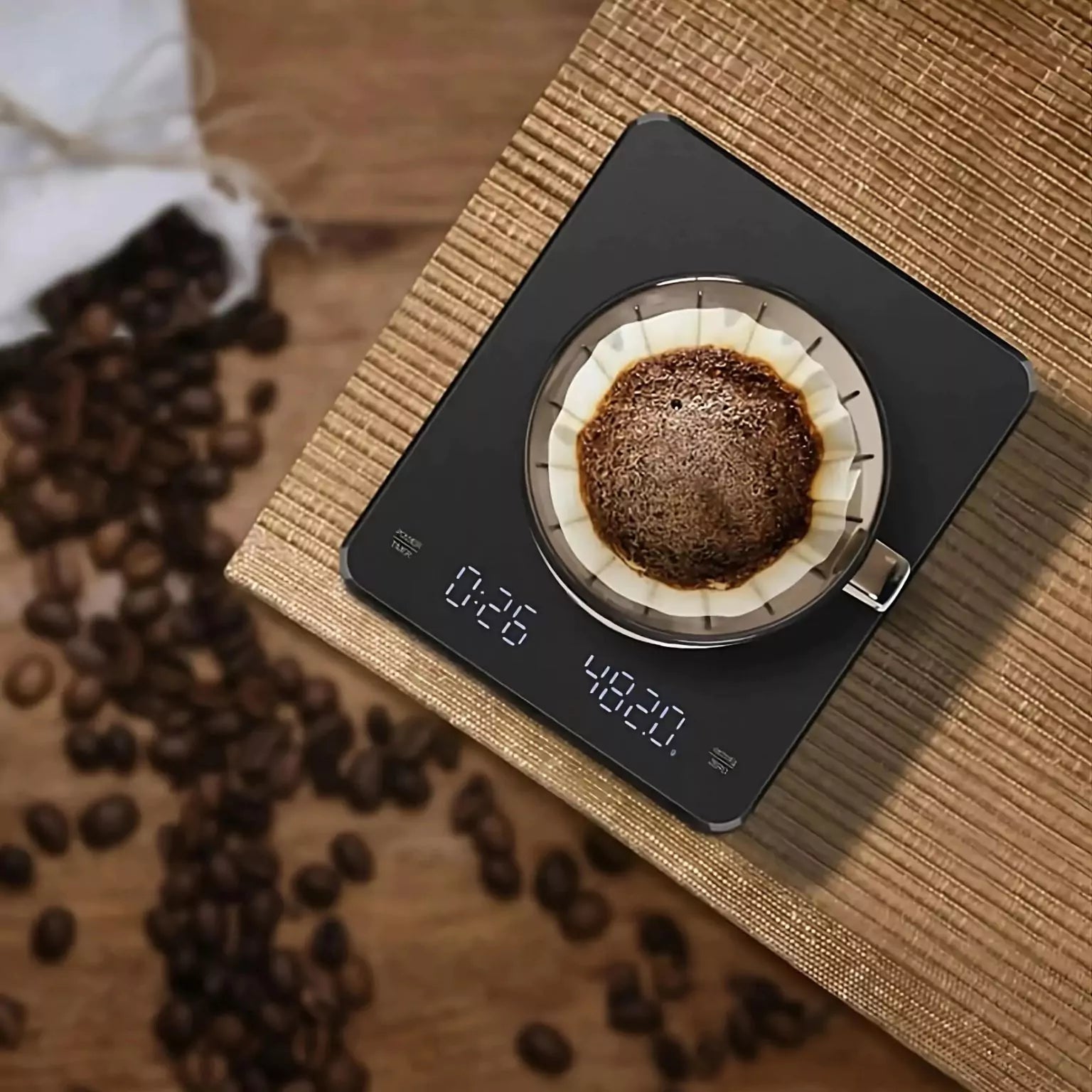 Precision barista scale with timer economical and functional coffee 
