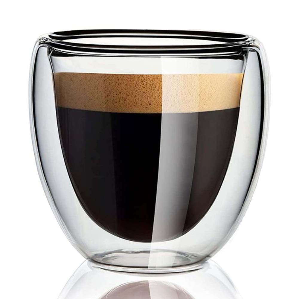 Double Wall Espresso Cup 80ML – Barista Brew