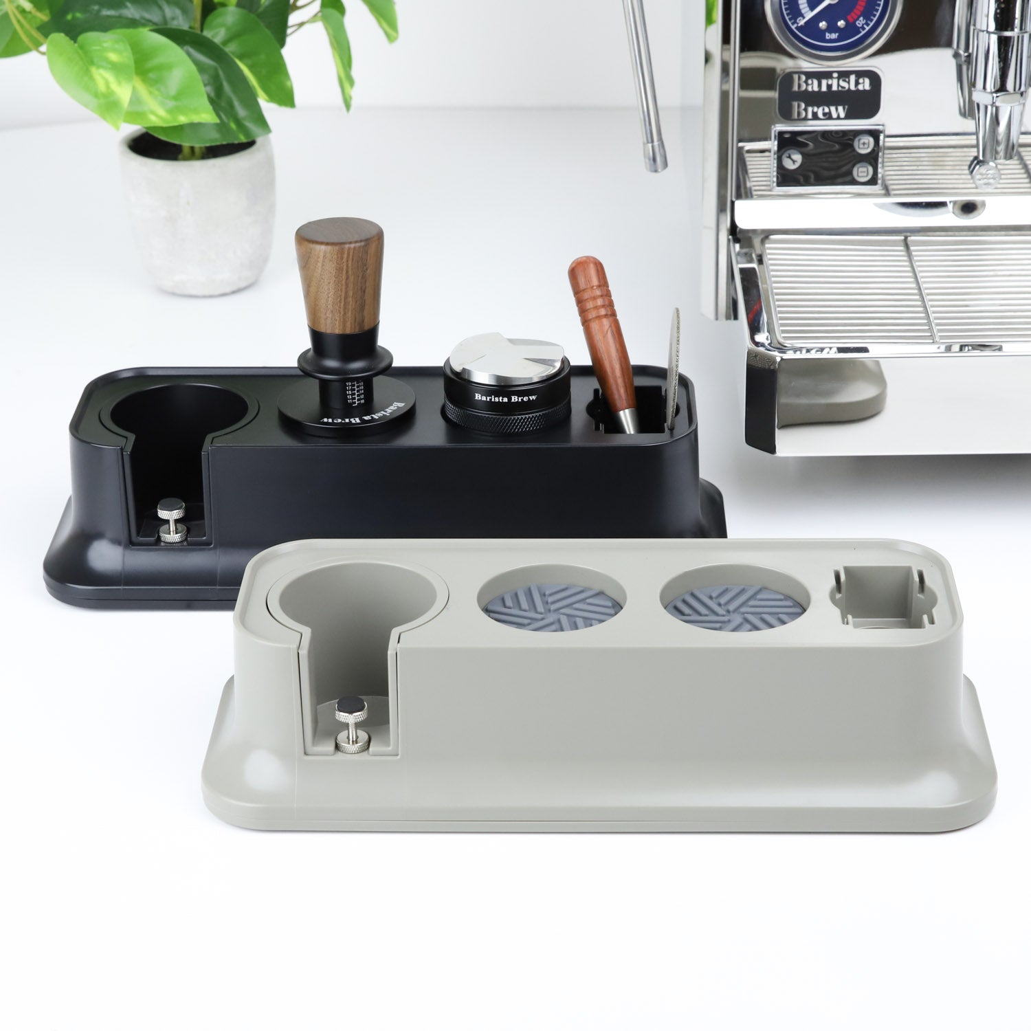 Distributeur Tamper Polymères Support pour Porte-Filtre à Café,Accessoires Barista,51mm,53mm Distributeur Tamper Polymères Support pour Porte-Filtre à Café,Accessoires Barista,51mm,53mm