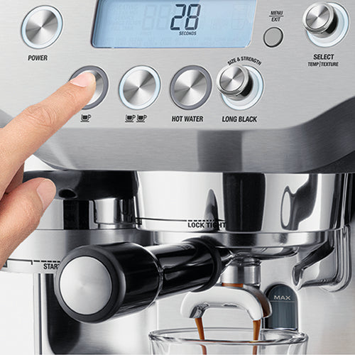 Breville / Sage Oracle espresso machine on kitchen counter