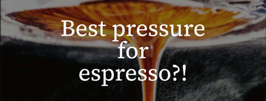 What is the best pressure for espresso? The Goldilocks Zone?