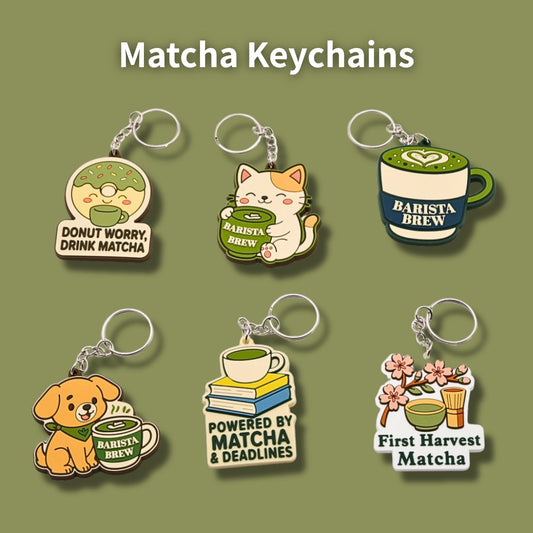 Matcha Keychains Limited Edition