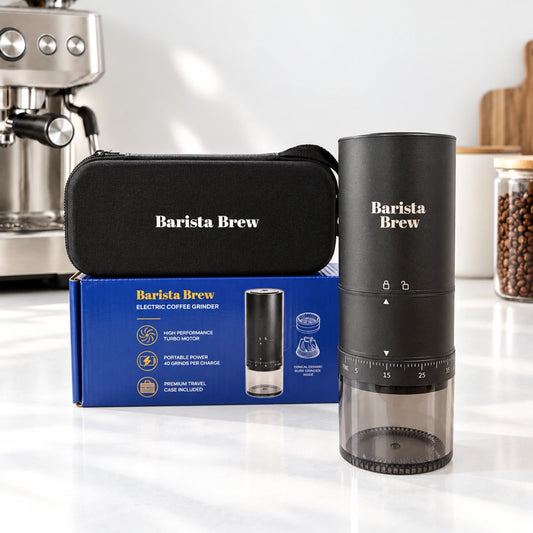 Barista Electric Coffee Grinder With Stainless Steel Burr