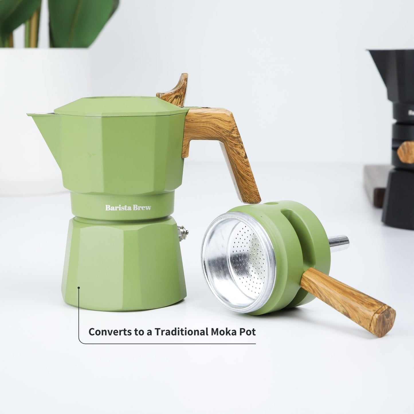 Thermostatic Moka Pot 120ML/2 Cups