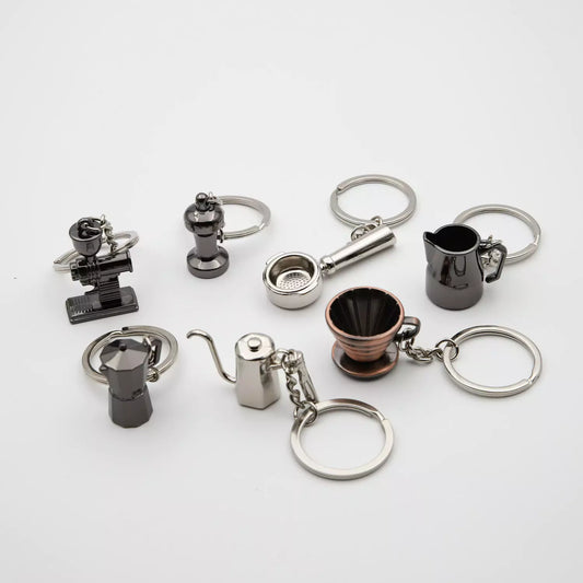 Miniature Coffee Gear Keychains