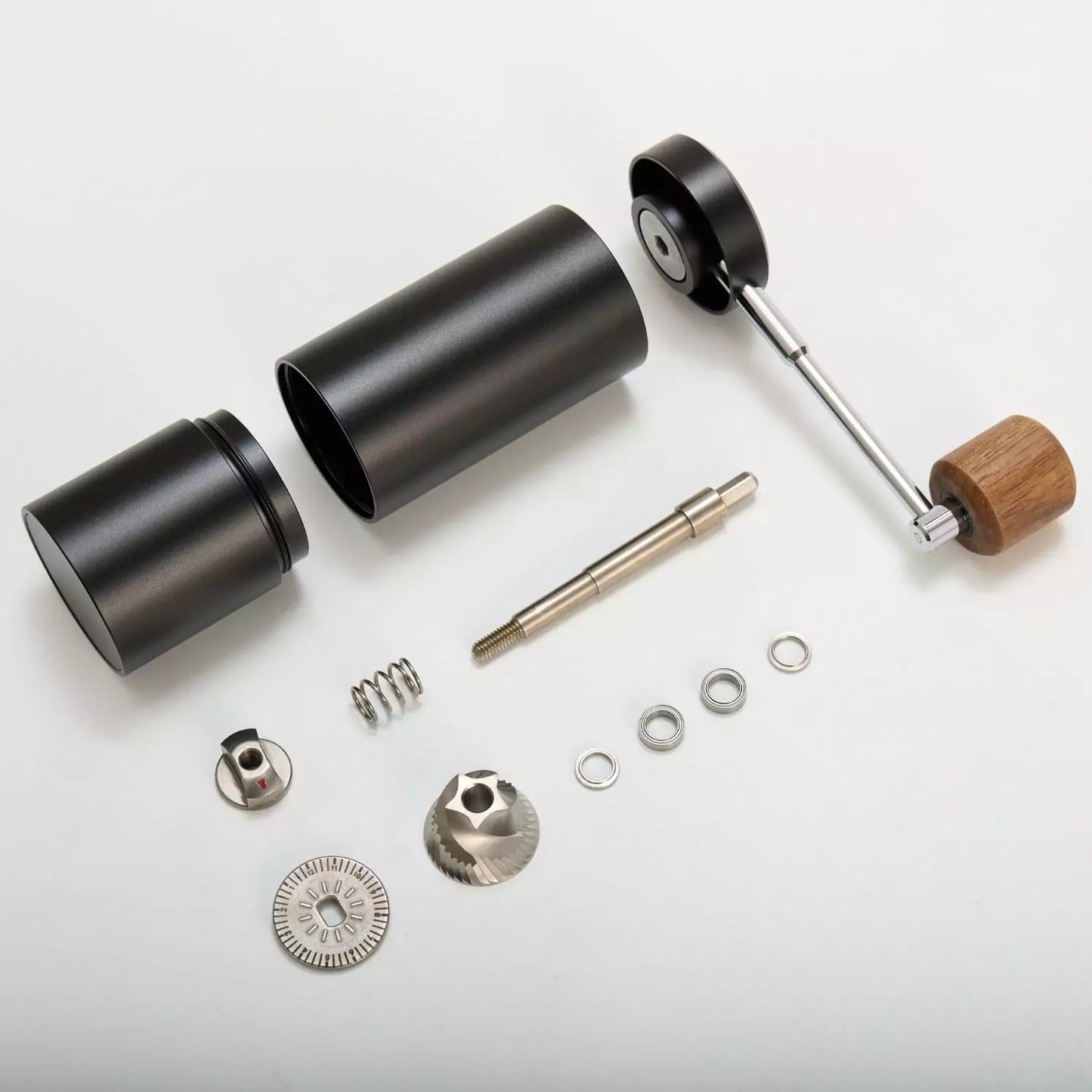 Manual Coffee Grinder With Stainless Steel Burr