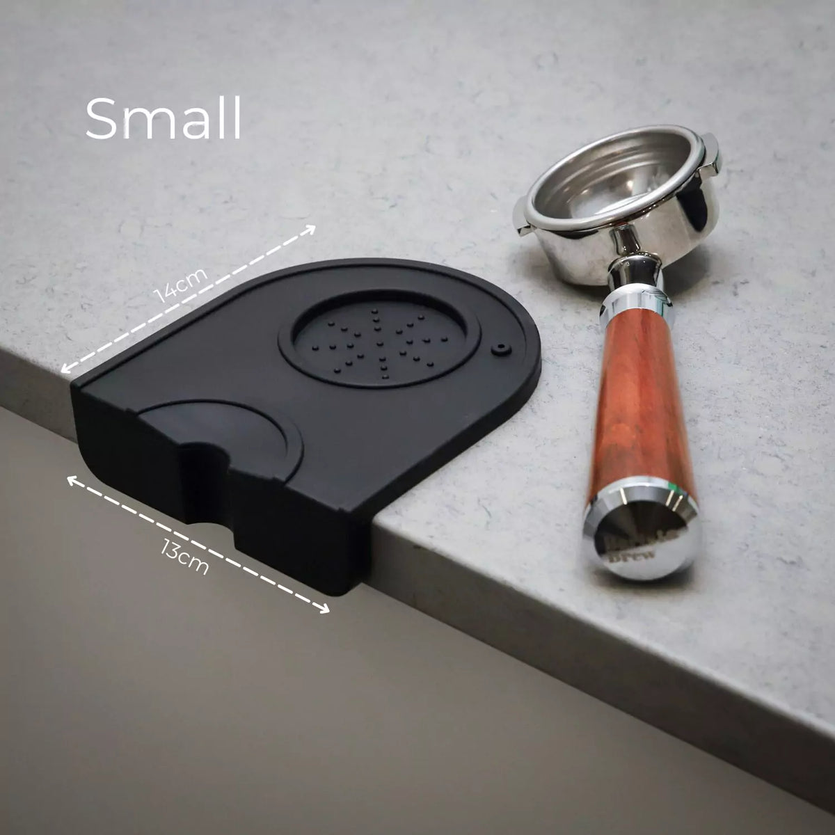 Temping Mat Espresso Tamping Mat with Dedicated Tamper Holder – Barista Brew