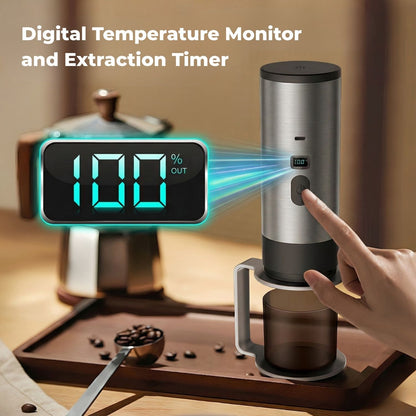 Self-Heating Portable Electric Espresso Machine