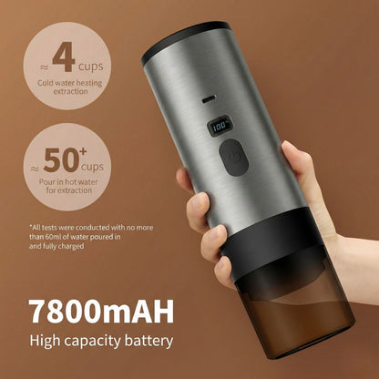 Self-Heating Portable Electric Espresso Machine